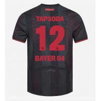 Moški Nogometni dresi Bayer Leverkusen Edmond Tapsoba #12 Domači 2025-26 Kratek Rokav